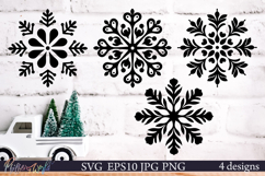 Christmas SVG | Winter Decorations | Snowflakes Product Image 1