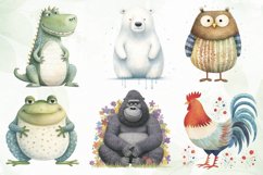 Chubby Animals Children’s Book Clipart Product Image 3