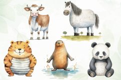 Chubby Animals Children’s Book Clipart Product Image 2
