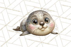Chubby Critters PNG, Cute Woodland Animal Clipart Png Product Image 3