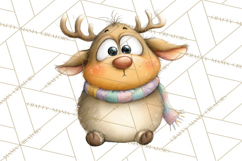 Chubby Critters PNG, Cute Woodland Animal Clipart Png Product Image 2