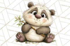 Chubby Critters PNG, Cute Woodland Animal Clipart Png Product Image 4