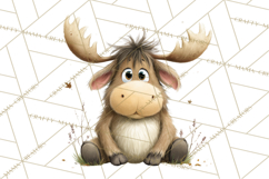 Chubby Critters PNG, Cute Woodland Animal Clipart Png Product Image 4