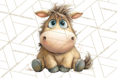 Chubby Critters PNG, Cute Woodland Animal Clipart Png Product Image 5