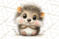 Chubby Critters PNG, Cute Woodland Animal Clipart Png Product Image 3