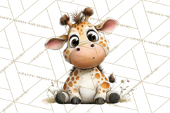 Chubby Critters PNG, Cute Woodland Animal Clipart Png Product Image 2