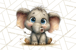 Chubby Critters PNG, Cute Woodland Animal Clipart Png Product Image 5