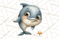Chubby Critters PNG, Cute Woodland Animal Clipart Png Product Image 4