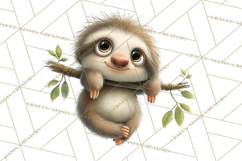 Chubby Critters PNG, Cute Woodland Animal Clipart Png Product Image 3