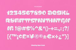 Chubby Gum - A Playful Chunky Display Font Product Image 14