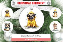 Chubby Raincoat Critters Ornament Product Image 1