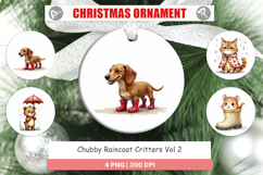 Chubby Raincoat Critters Ornament Product Image 1