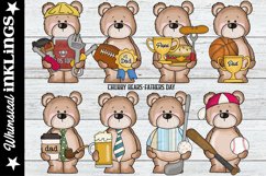 Chubby Bears Fathers Day Sublimation Clipart Product Image 1