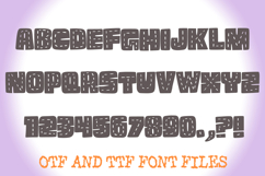 Chunky Stitch Block Comic Lettering ABC Font Typography Text Product Image 2