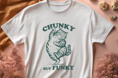 Chunky But Funky Cat SVG | Funny Fat Cat Clipart | Cute PNG Product Image 2