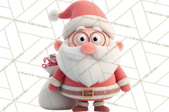 Christmas Clay-Style Clipart, Holiday Characters and Props Product Image 4