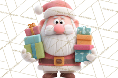 Christmas Clay-Style Clipart, Holiday Characters and Props Product Image 5