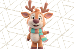 Christmas Clay-Style Clipart, Holiday Characters and Props Product Image 2