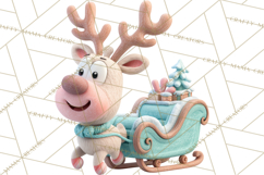 Christmas Clay-Style Clipart, Holiday Characters and Props Product Image 5