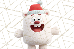 Christmas Clay-Style Clipart, Holiday Characters and Props Product Image 2