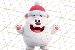Christmas Clay-Style Clipart, Holiday Characters and Props Product Image 3