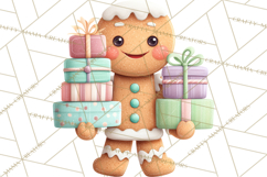 Christmas Clay-Style Clipart, Holiday Characters and Props Product Image 2