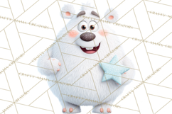 Christmas Clay-Style Clipart, Holiday Characters and Props Product Image 5