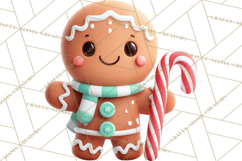 Christmas Clay-Style Clipart, Holiday Characters and Props Product Image 3