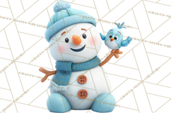 Christmas Clay-Style Clipart, Holiday Characters and Props Product Image 4
