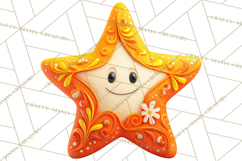 Christmas Clay-Style Clipart, Holiday Characters and Props Product Image 3