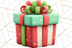 Christmas Clay-Style Clipart, Holiday Characters and Props Product Image 2