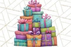 Christmas Clay-Style Clipart, Holiday Characters and Props Product Image 4