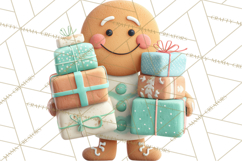Christmas Clay-Style Clipart, Holiday Characters and Props Product Image 5