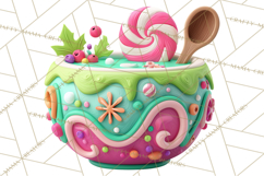 Christmas Clay-Style Clipart, Holiday Characters and Props Product Image 2