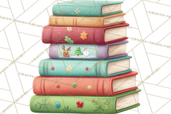 Christmas Clay-Style Clipart, Holiday Characters and Props Product Image 3