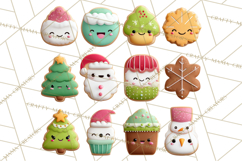 Christmas Clay-Style Clipart, Holiday Characters and Props Product Image 4