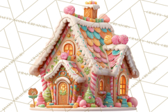 Christmas Clay-Style Clipart, Holiday Characters and Props Product Image 5
