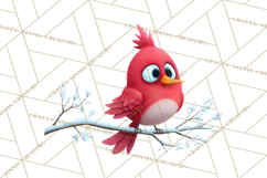 Christmas Clay-Style Clipart, Holiday Characters and Props Product Image 3