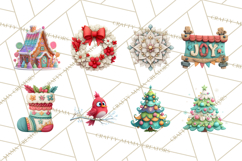 Christmas Clay-Style Clipart, Holiday Characters and Props Product Image 9
