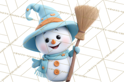 Christmas Clay-Style Clipart, Holiday Characters and Props Product Image 3
