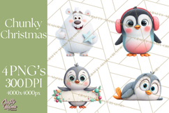 Christmas Clay-Style Clipart, Holiday Characters and Props Product Image 1
