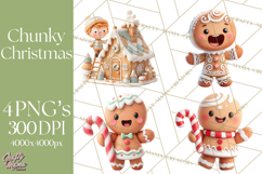 Christmas Clay-Style Clipart, Holiday Characters and Props Product Image 1