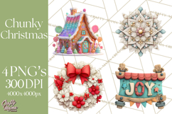 Christmas Clay-Style Clipart, Holiday Characters and Props Product Image 1