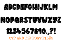 Chunky Heart Valentines Doodle Font Love Cute Typeface Product Image 2