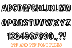Chunky Jagged Lettering ABC Riot Punk Font Typeface Alphabet Product Image 2