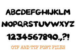 Chunky Kid Handwriting Lettering ABC Font Typeface Alphabet Product Image 2