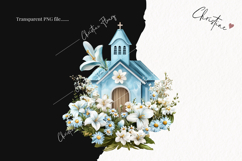 Watercolor Church | Christian Easter PNG Product Image 2