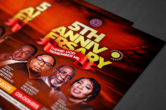 church anniversary flyer template Product Image 2