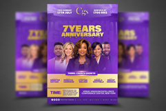 Church Anniversary Poster Template Product Image 1