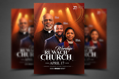 Church Anniversary Poster Template Product Image 1
